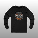 Vintage Style Motorcycle Culture Long Sleeve Crew Neck TShirt