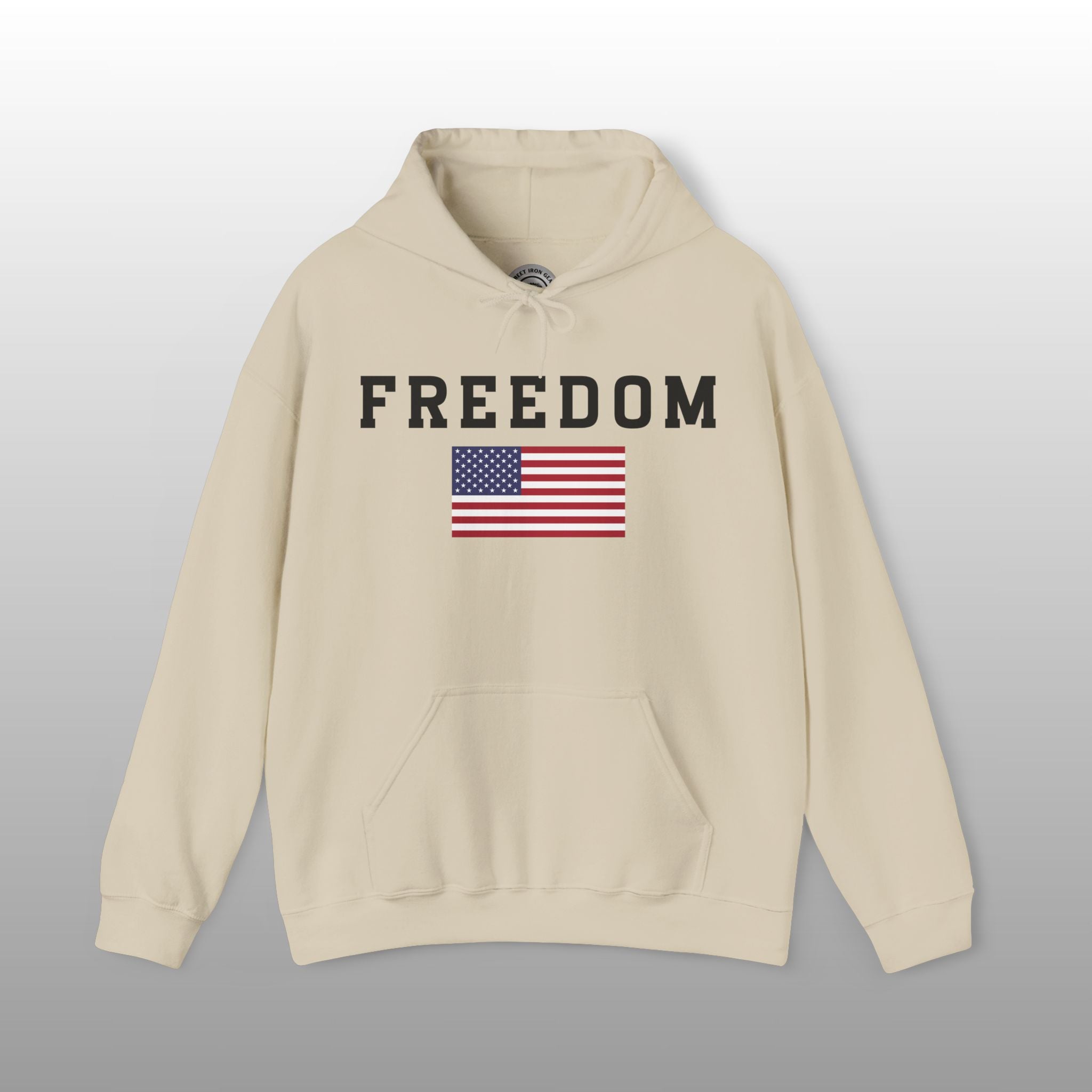 American Pride US Flag FREEDOM Pullover Hoodie
