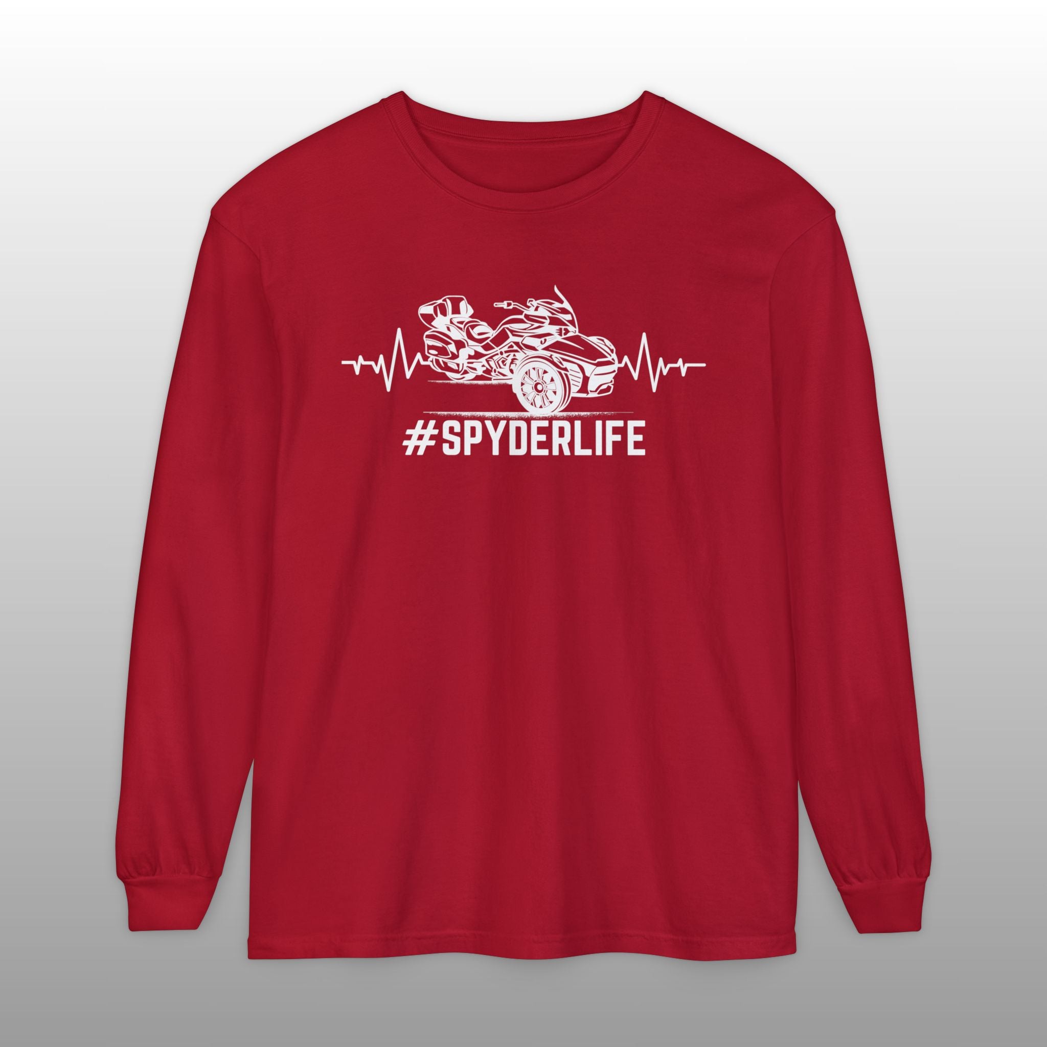 Can-Am Spyder F3 #SPYDERLIFE Long Sleeve Graphic TShirt