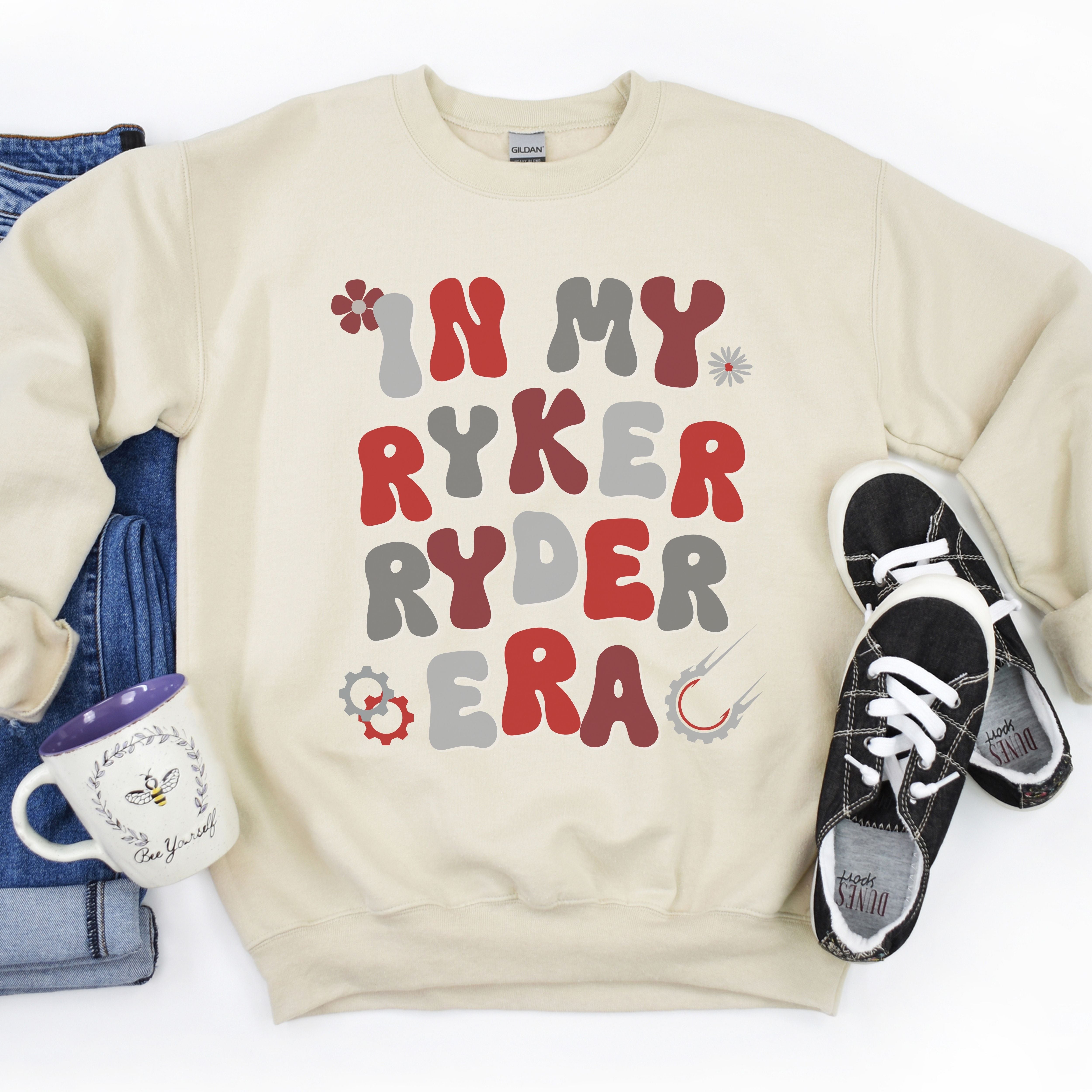 In My Ryker Ryder Era Retro Crew Neck Sweatshirt