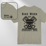 Ohio Bike Rally 2024 Tiki Skull Crew Neck TShirt