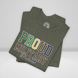 Proud Military Brat Crew Neck TShirt