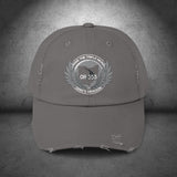 OH-555 Triple Nickel Printed Distressed Dad Cap