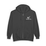 Motorcyclist Map Unisex Zip Hoodie (2-sided print)