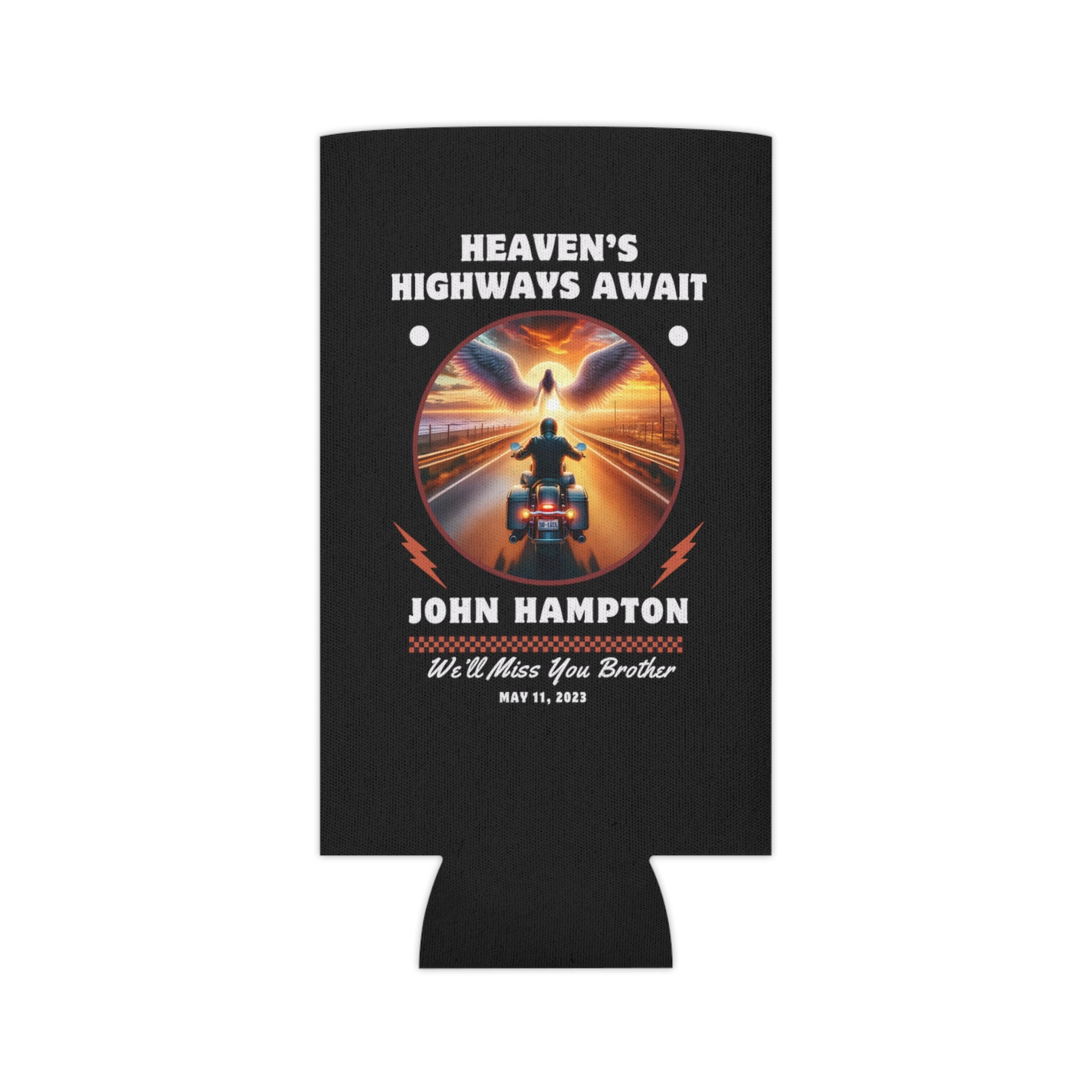 Angel Design Biker Memorial Beverage Holder