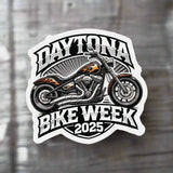 Daytona Bike Week 2025 Motorcycle Die-Cut Magnet