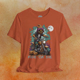 Halloween Biker Crew Neck TShirt