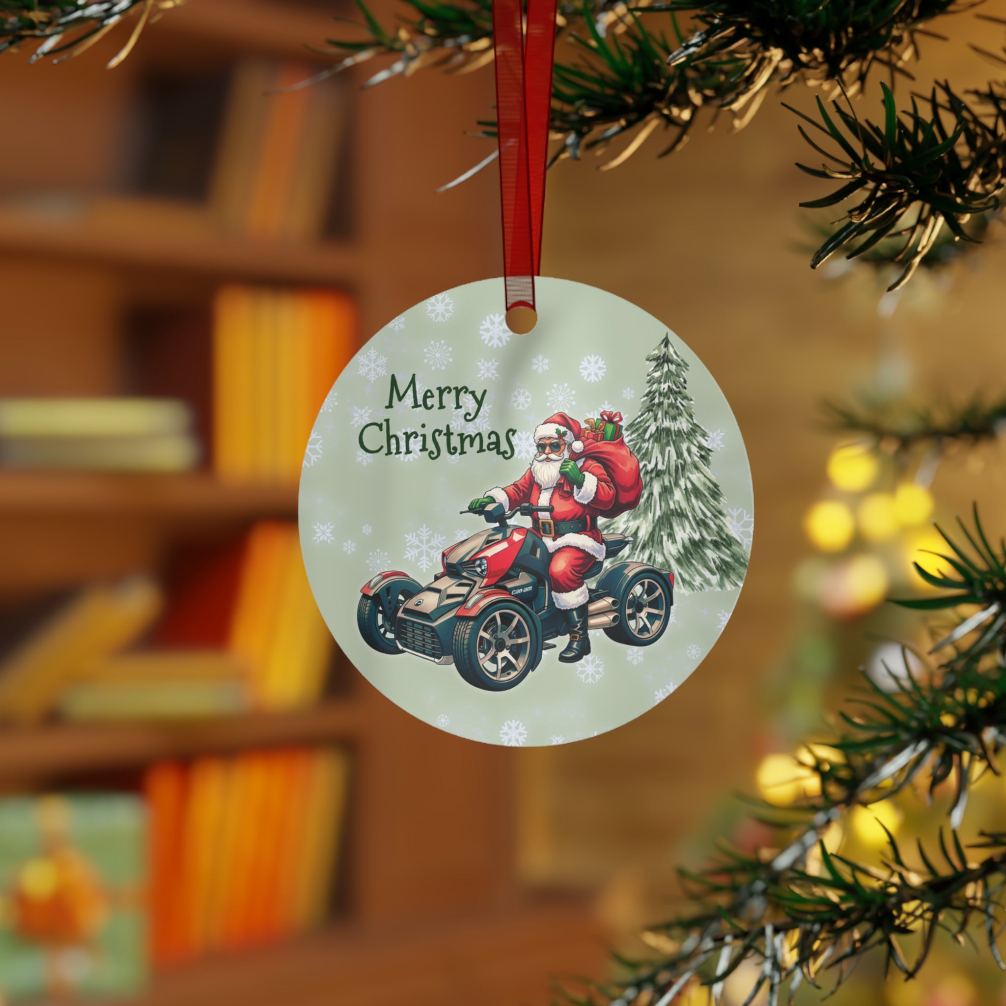 Merry Christmas Can-Am Ryker Ornament