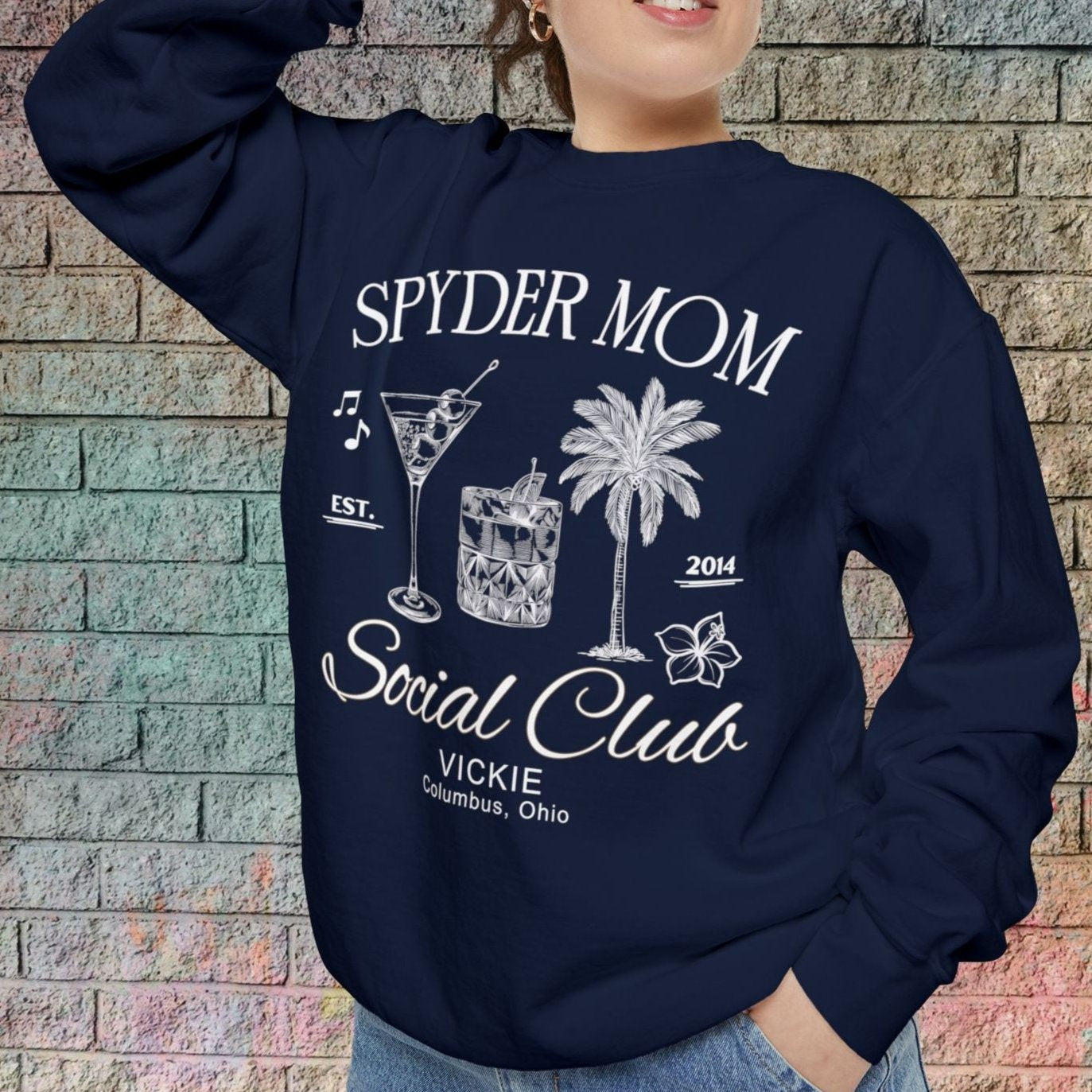 Can-Am Spyder Mom Crew Neck Sweatshirt (Customizable)