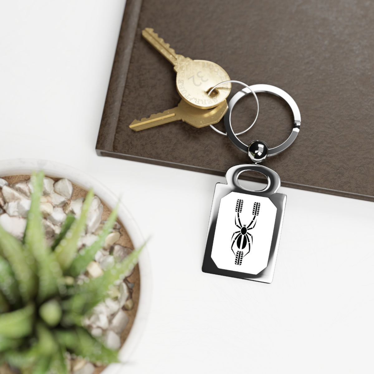 Spyder Ryder Zinc Alloy Keychain