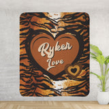 Can-Am Ryker Animal Print Fleece Sherpa Blanket