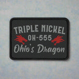 OH-555 Triple Nickel Printed Iron-On Patch