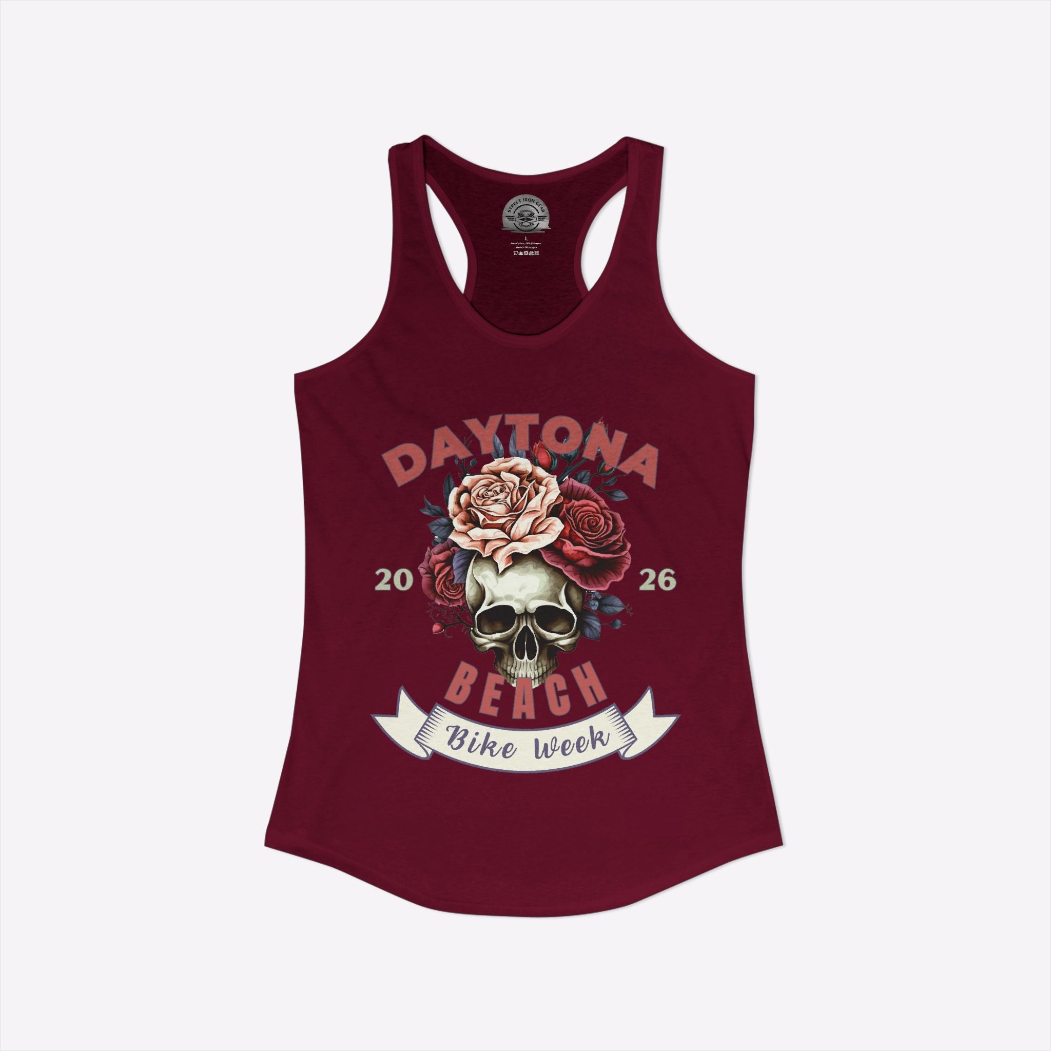 Daytona Bike Week 2026 Women's Racerback Tank Top