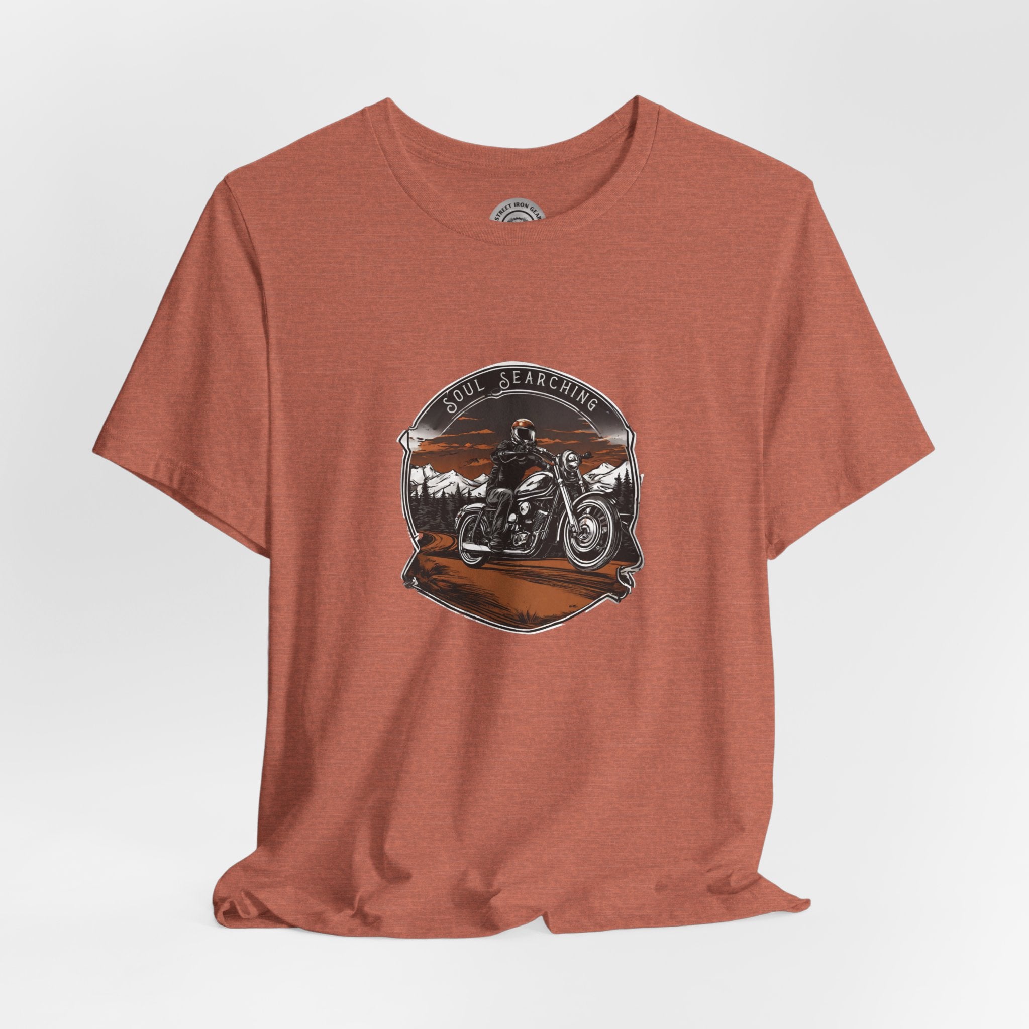 Vintage Style Motorcycle Culture Crew Neck TShirt