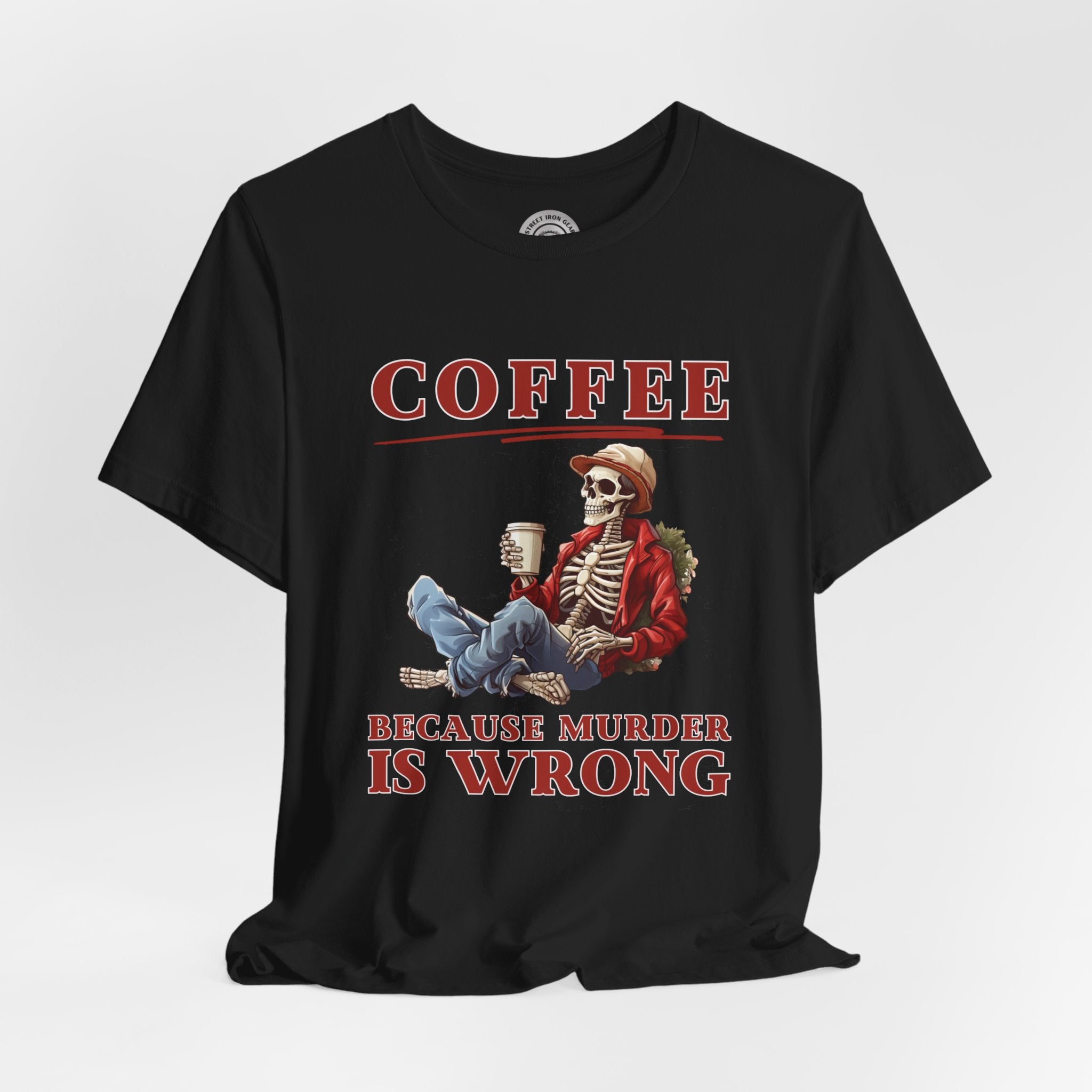 Funny Coffee Crew Neck TShirt