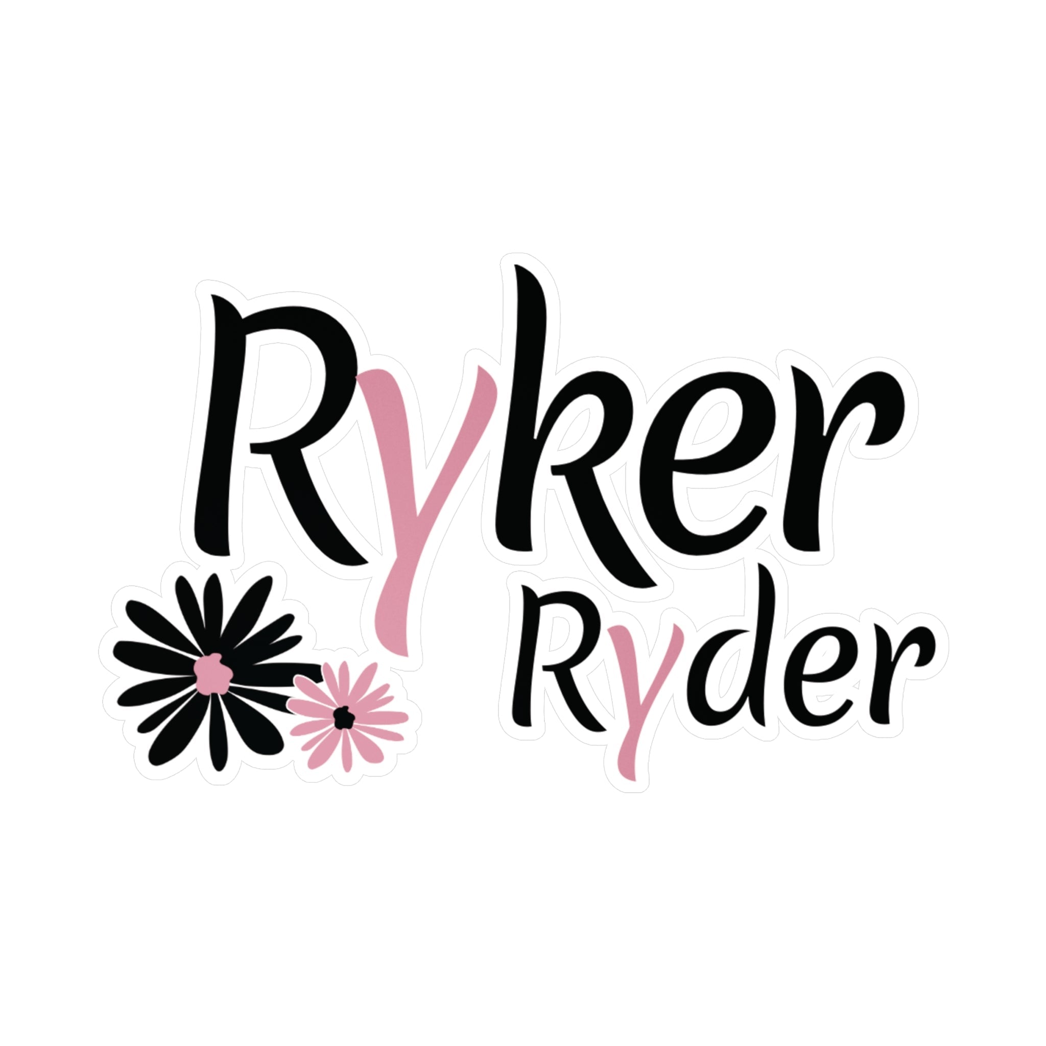 Can-Am Ryker Ryder Boho Flower Motorcycle Helmet Decal