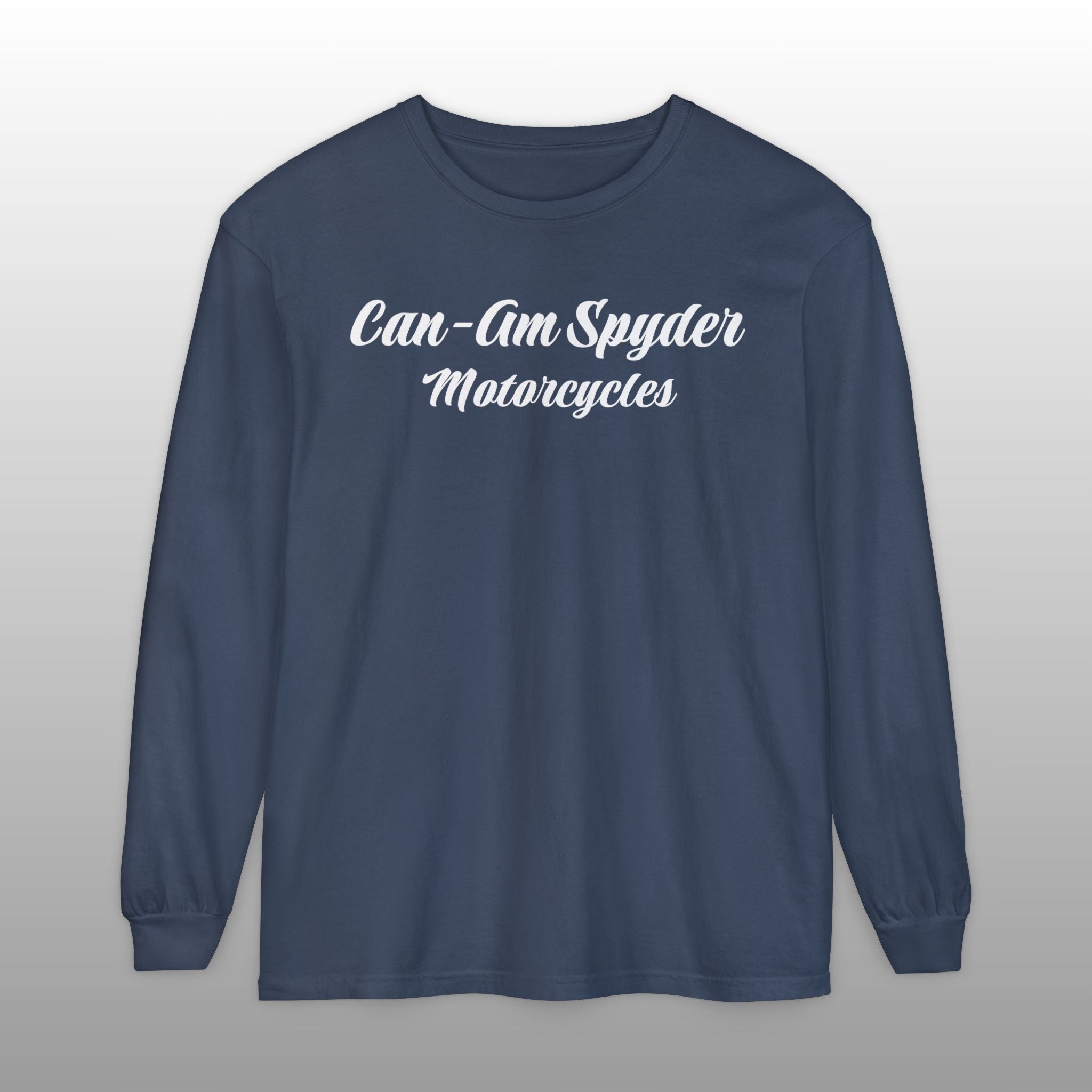 Can-Am Spyder Script Text Long Sleeve TShirt