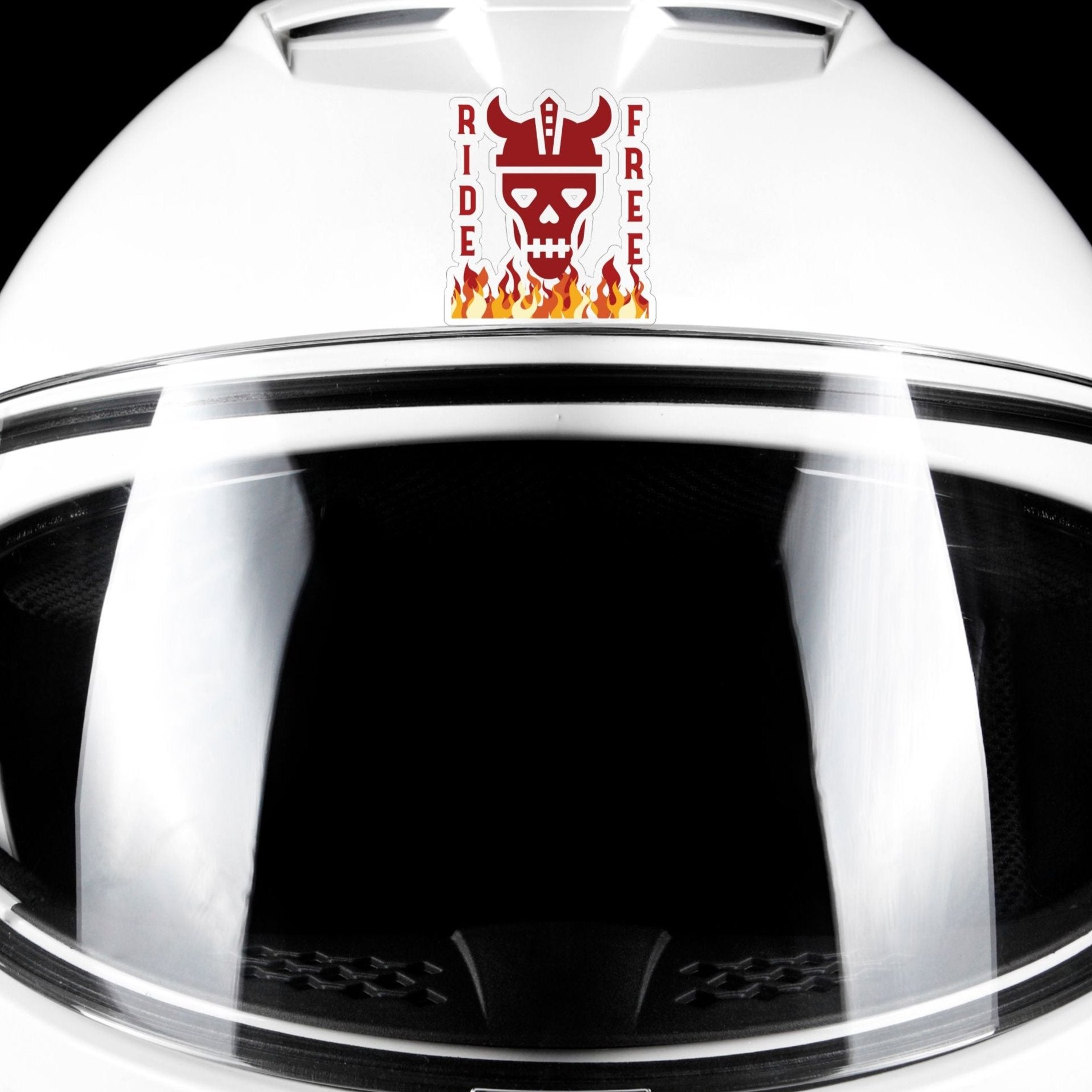 Viking Biker Motorcycle and Helmet Decal