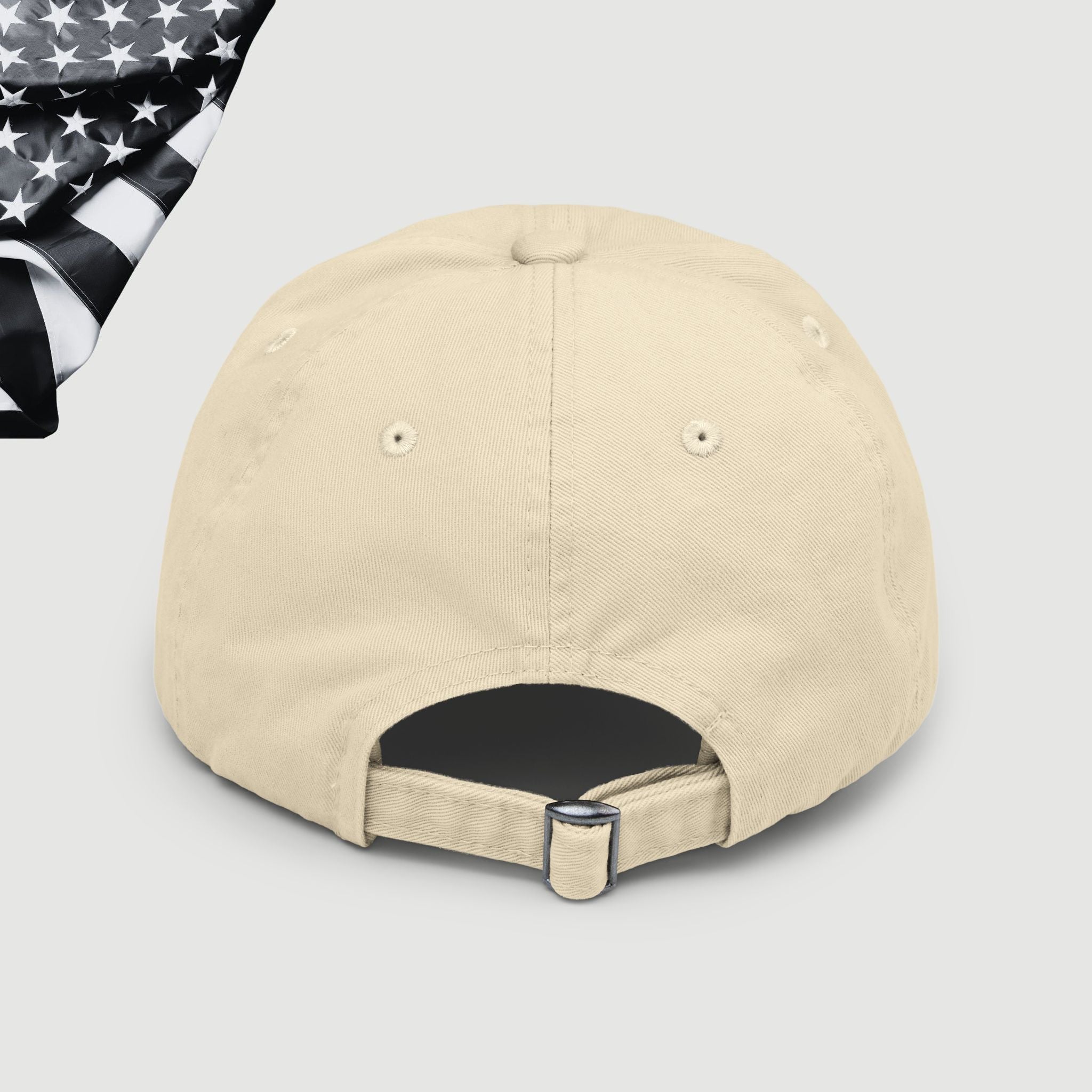 Badass American Veteran Distressed Dad Hat