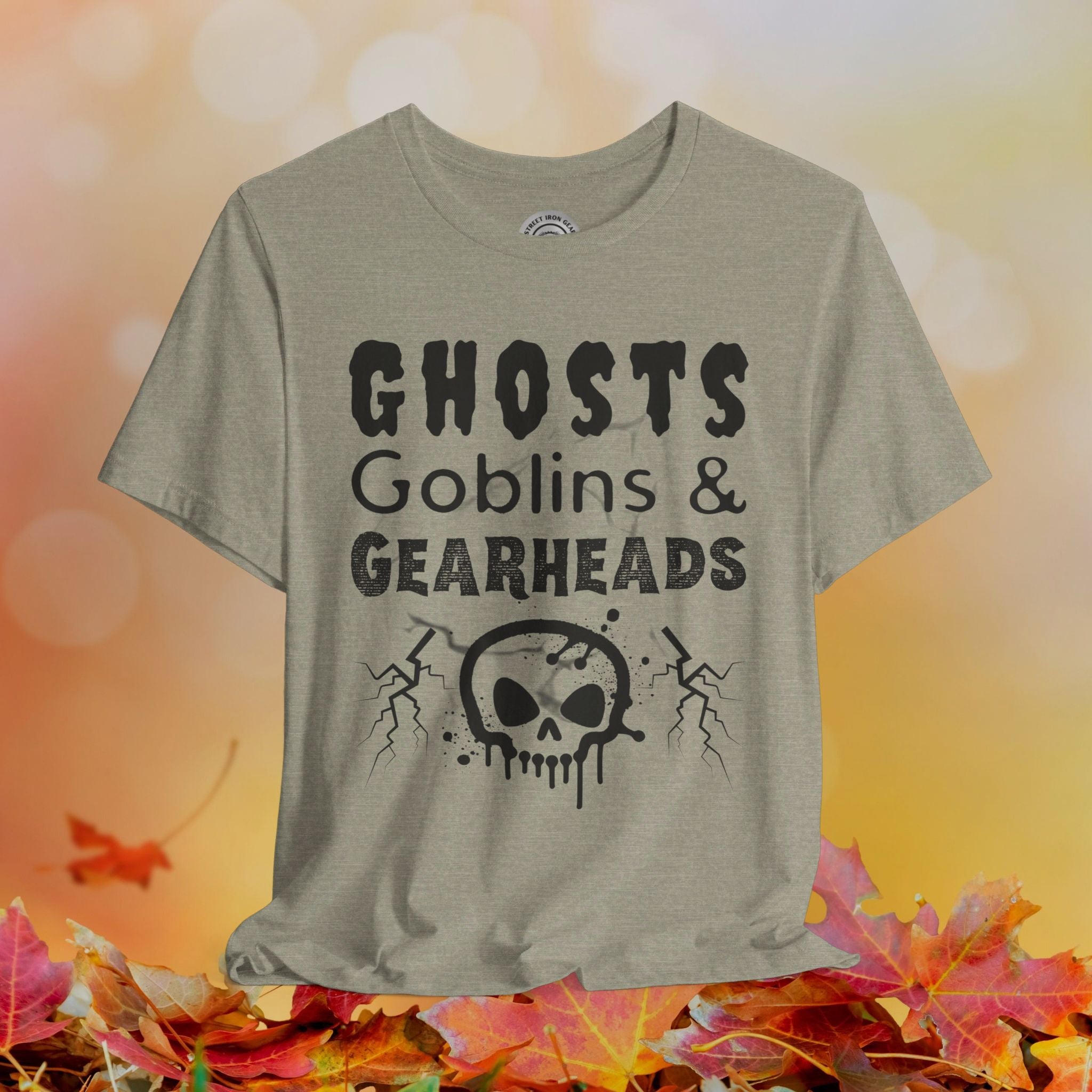 Halloween Gearhead Crew Neck TShirt