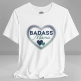 Badass Mama Heart Crew Neck TShirt