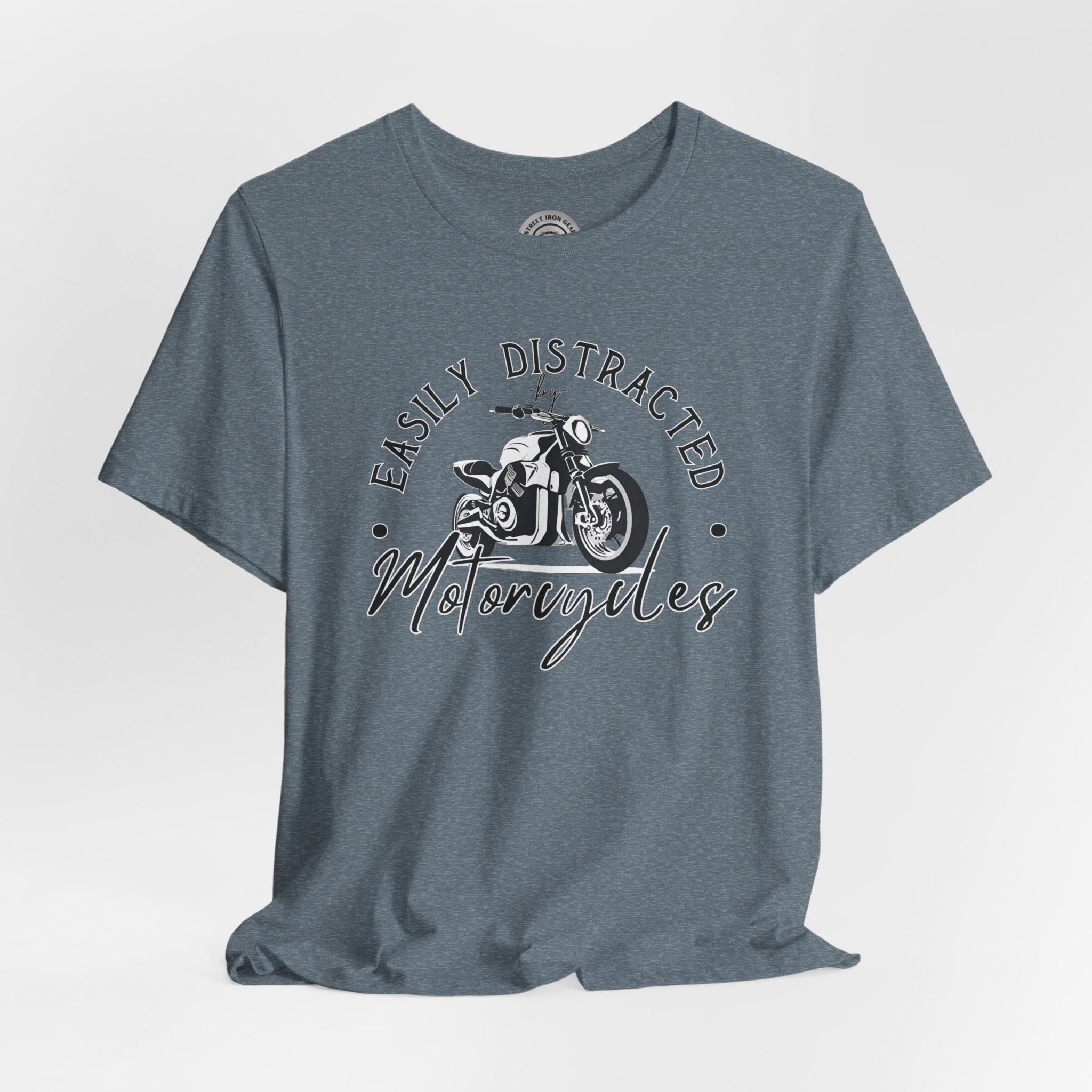 Funny Motorcycle Crew Neck TShirt