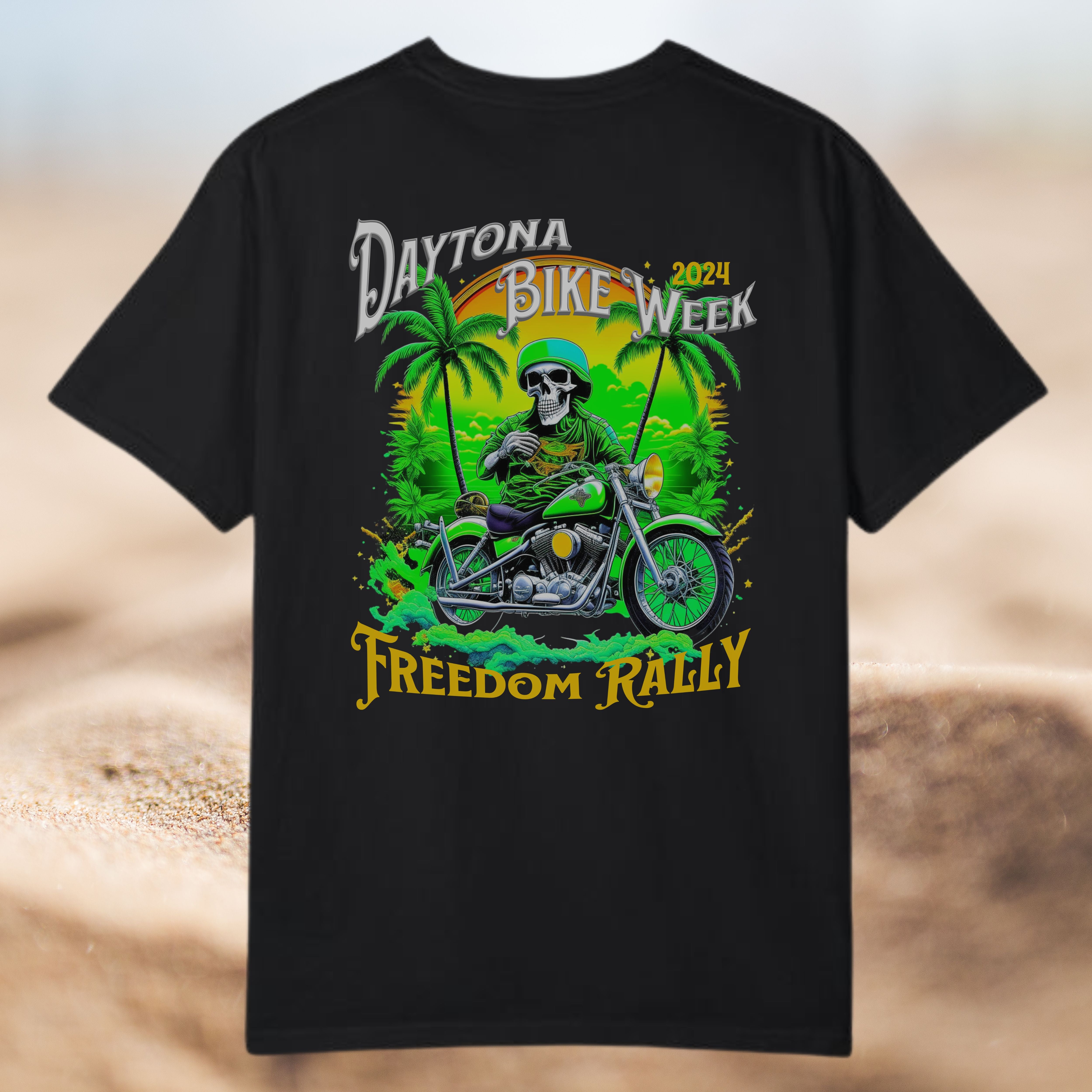 Daytona Beach Bike Week 2024 Crew Neck TShirt