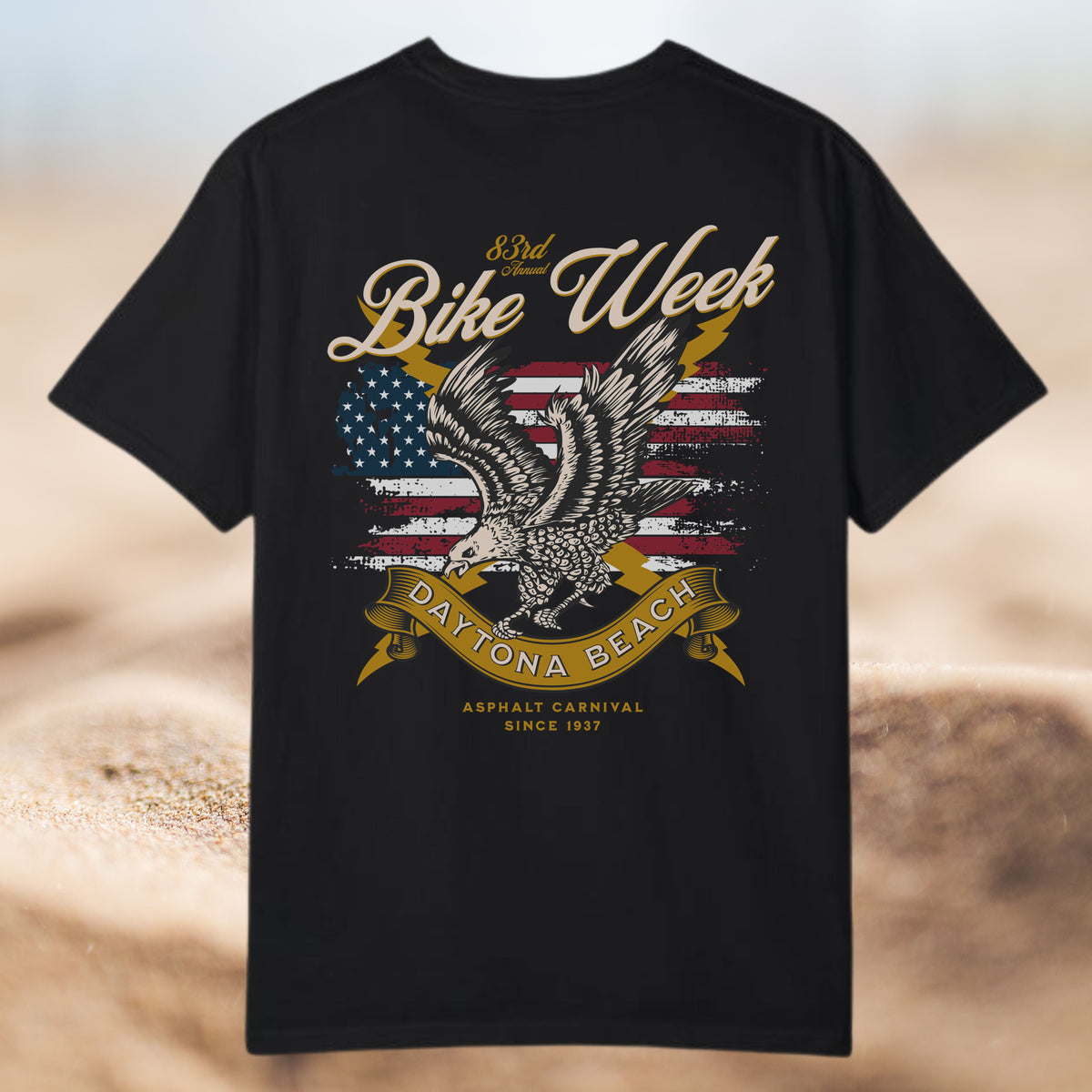 Daytona Beach Bike Week 2024 Crew Neck TShirt