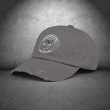 OH-555 Triple Nickel Printed Distressed Dad Cap