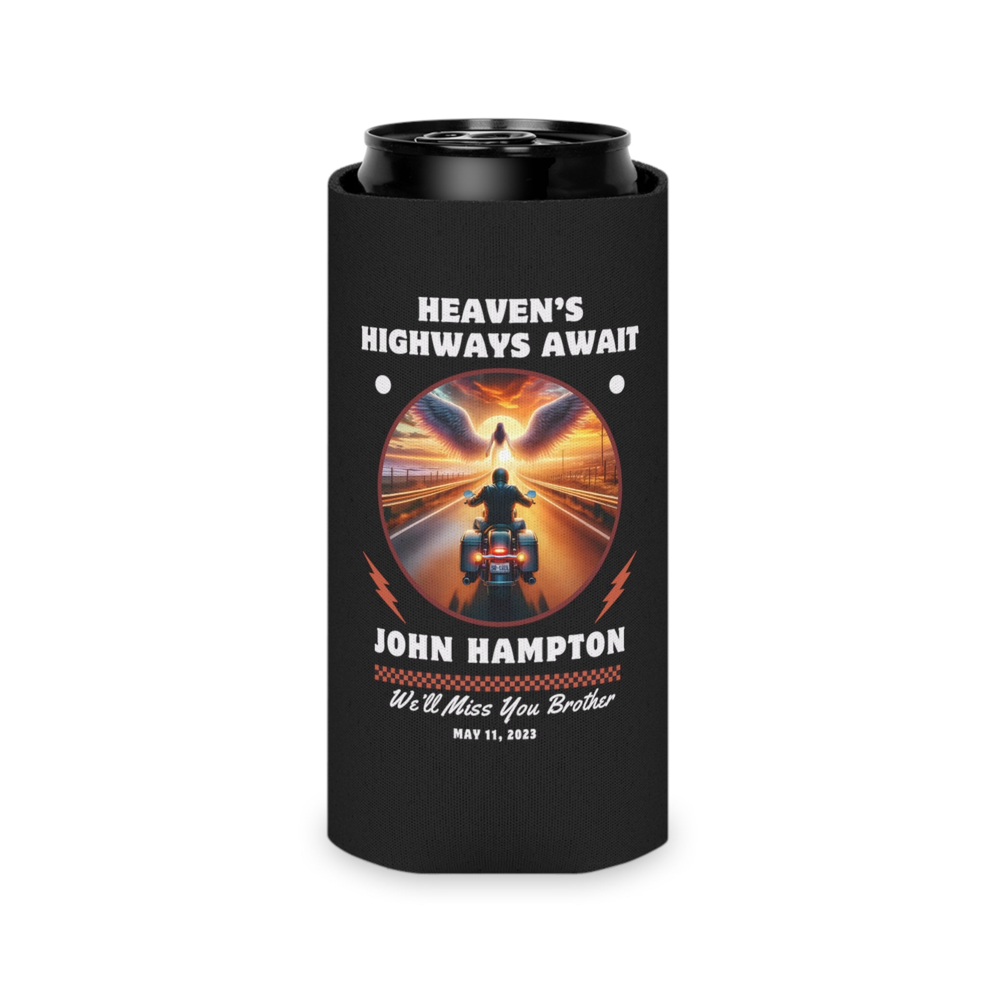 Angel Design Biker Memorial Beverage Holder