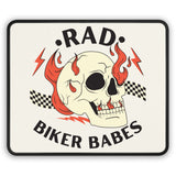 Rad Biker Babes Mouse Pad