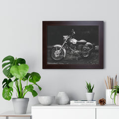 Royal Enfield Motorcycle Framed Poster Print