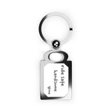 Ride Safe Handsome Metal Motorcycle Keychain