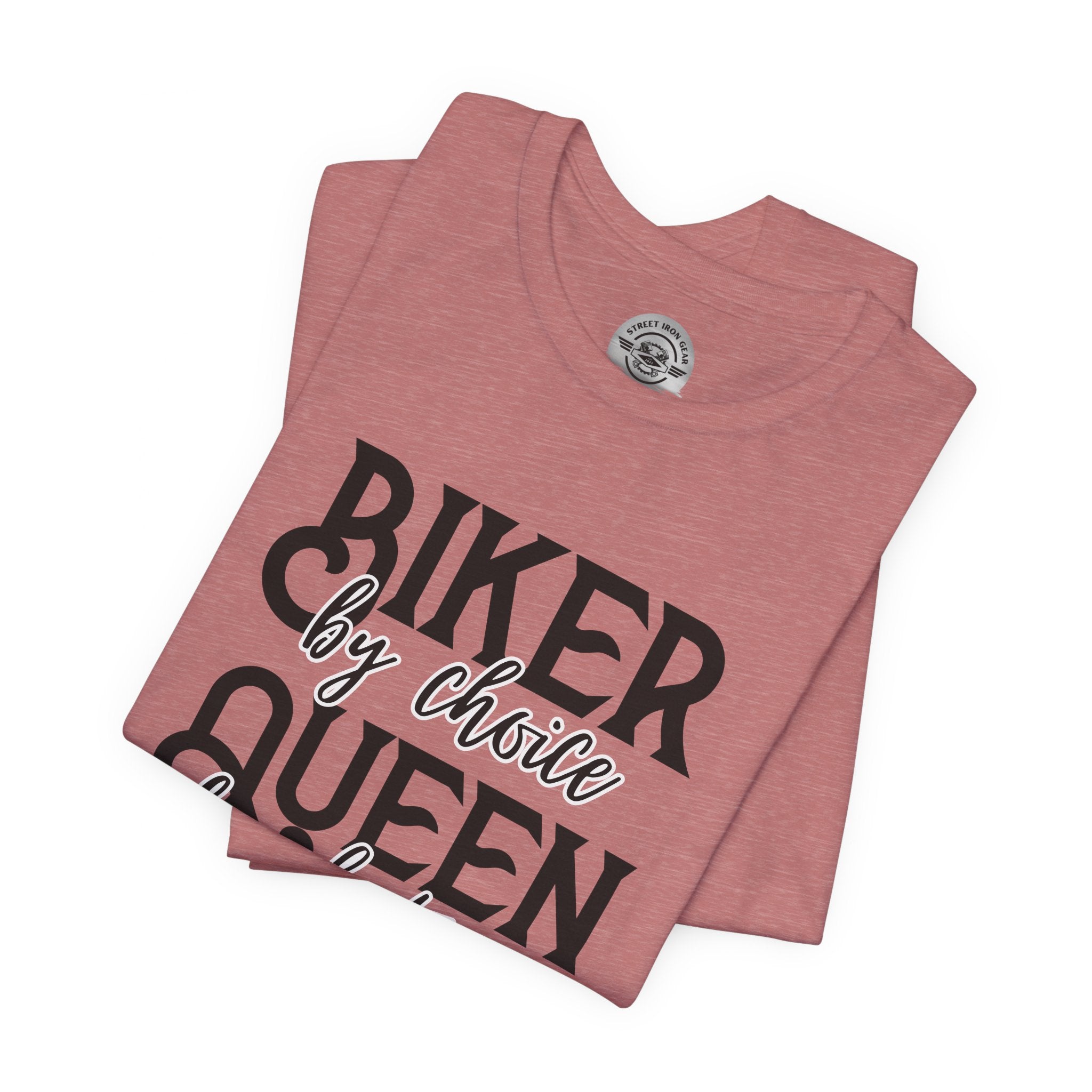 Ladies Biker-Themed Crew Neck TShirt