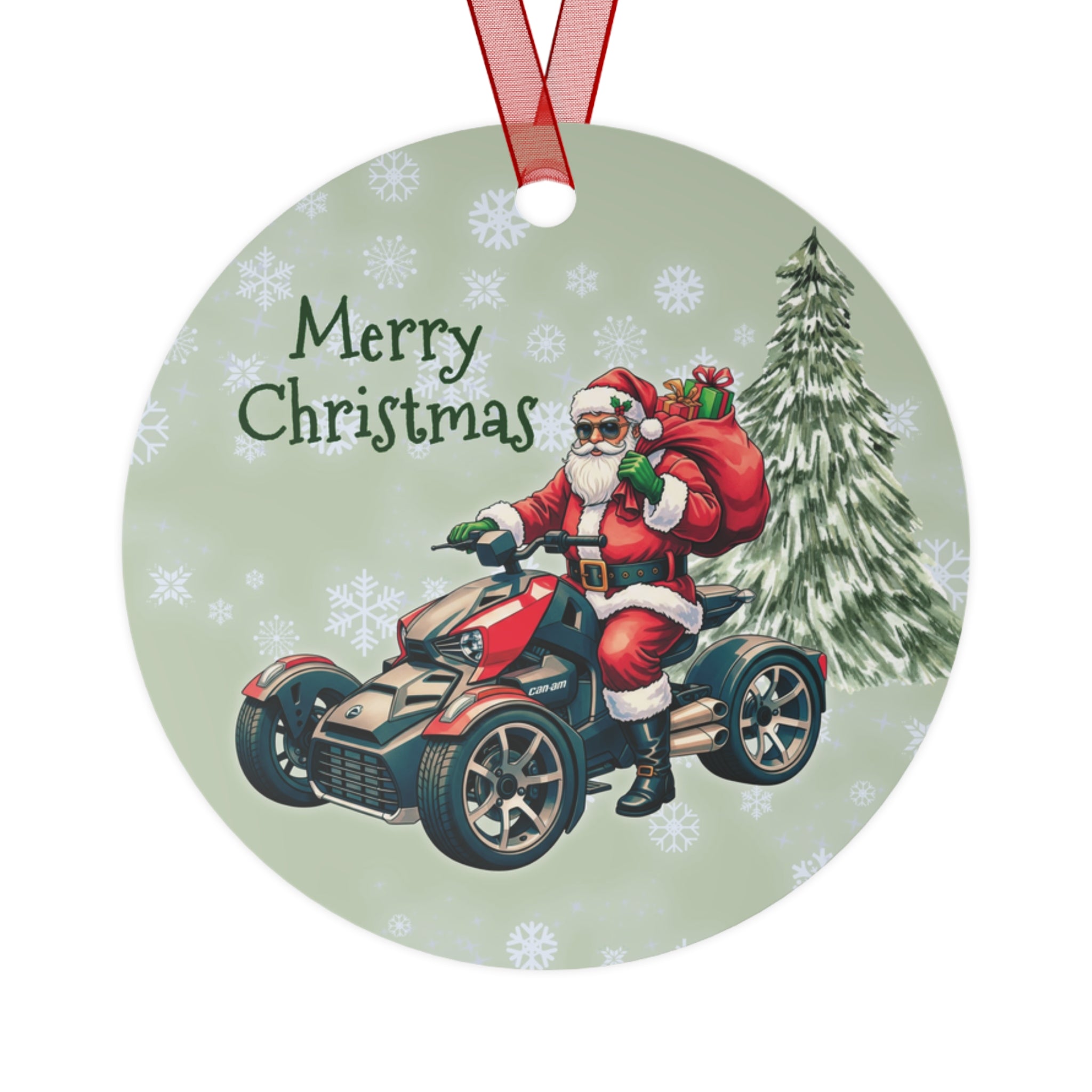 Merry Christmas Can-Am Ryker Ornament