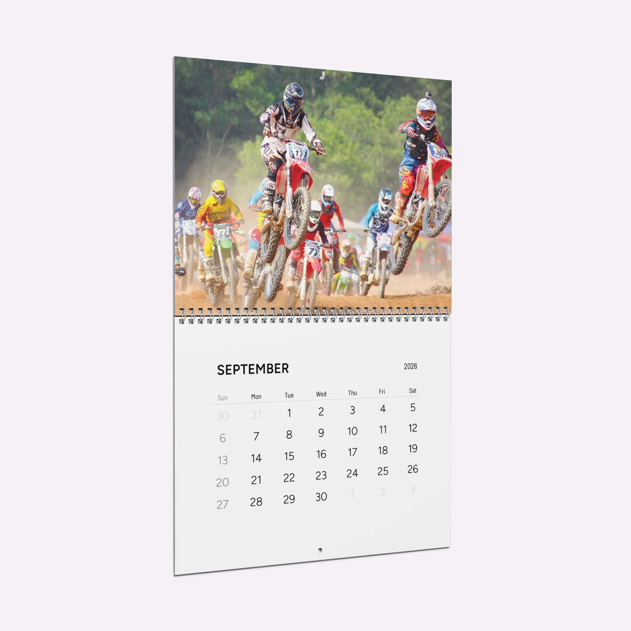 2026 Motocross Wall Calendar
