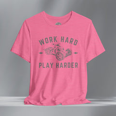 Can-Am Ryker Work Hard Play Harder Crew Neck TShirt