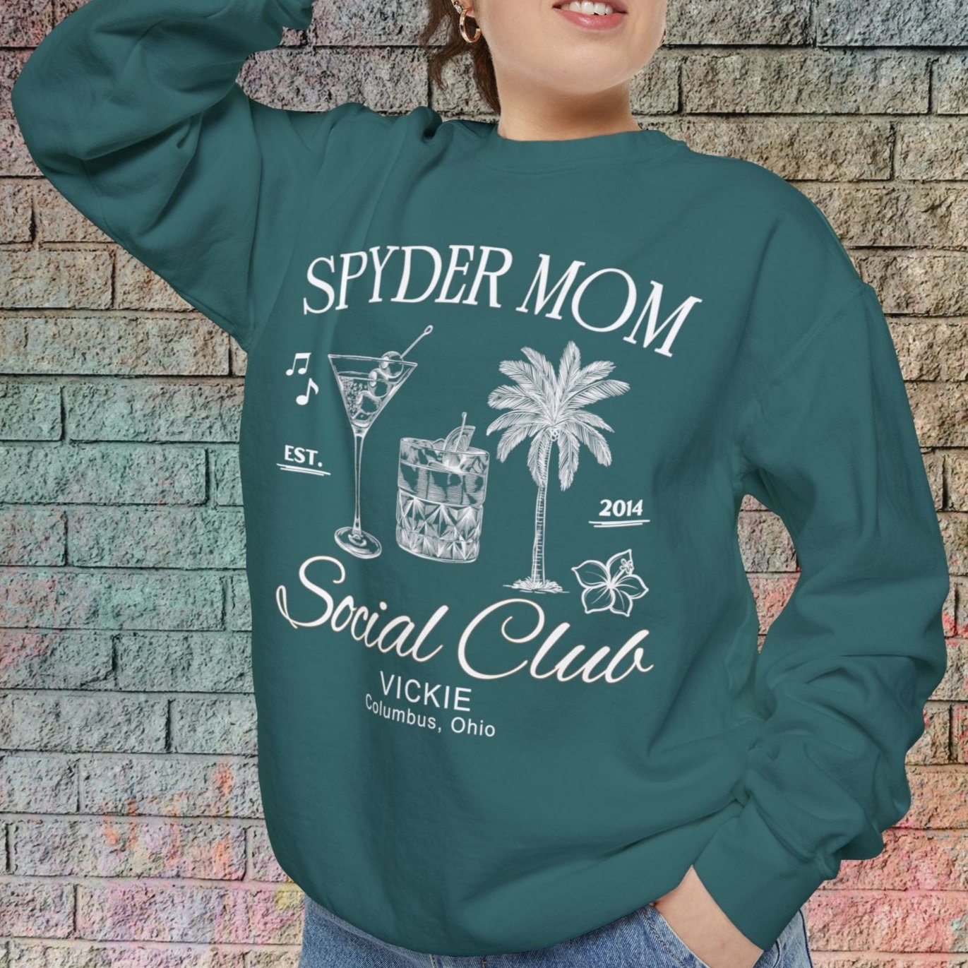 Can-Am Spyder Mom Crew Neck Sweatshirt (Customizable)