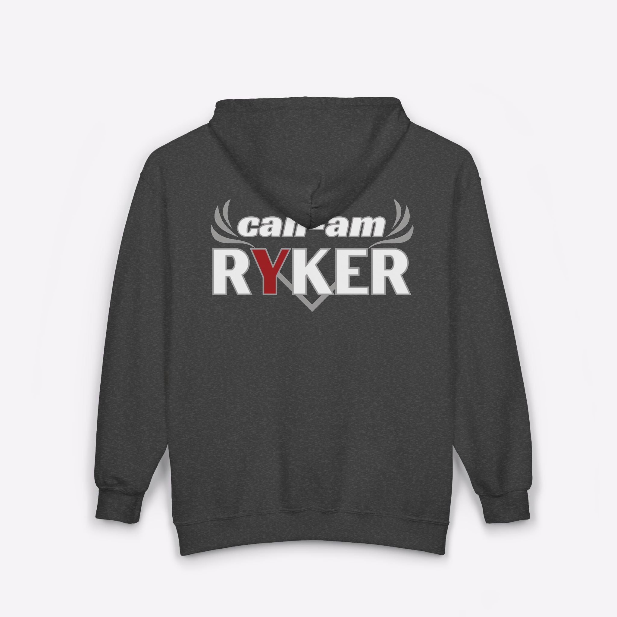 Can-Am Ryker Winged Logo Zip-Up Biker Hoodie