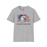 Motorcyclist Map Crew Neck TShirt