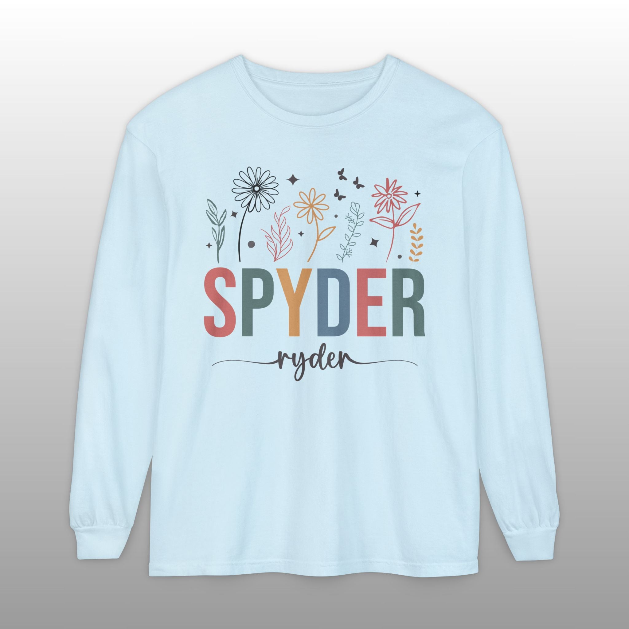 Can-Am Spyder Ryder Boho Floral Long Sleeve TShirt