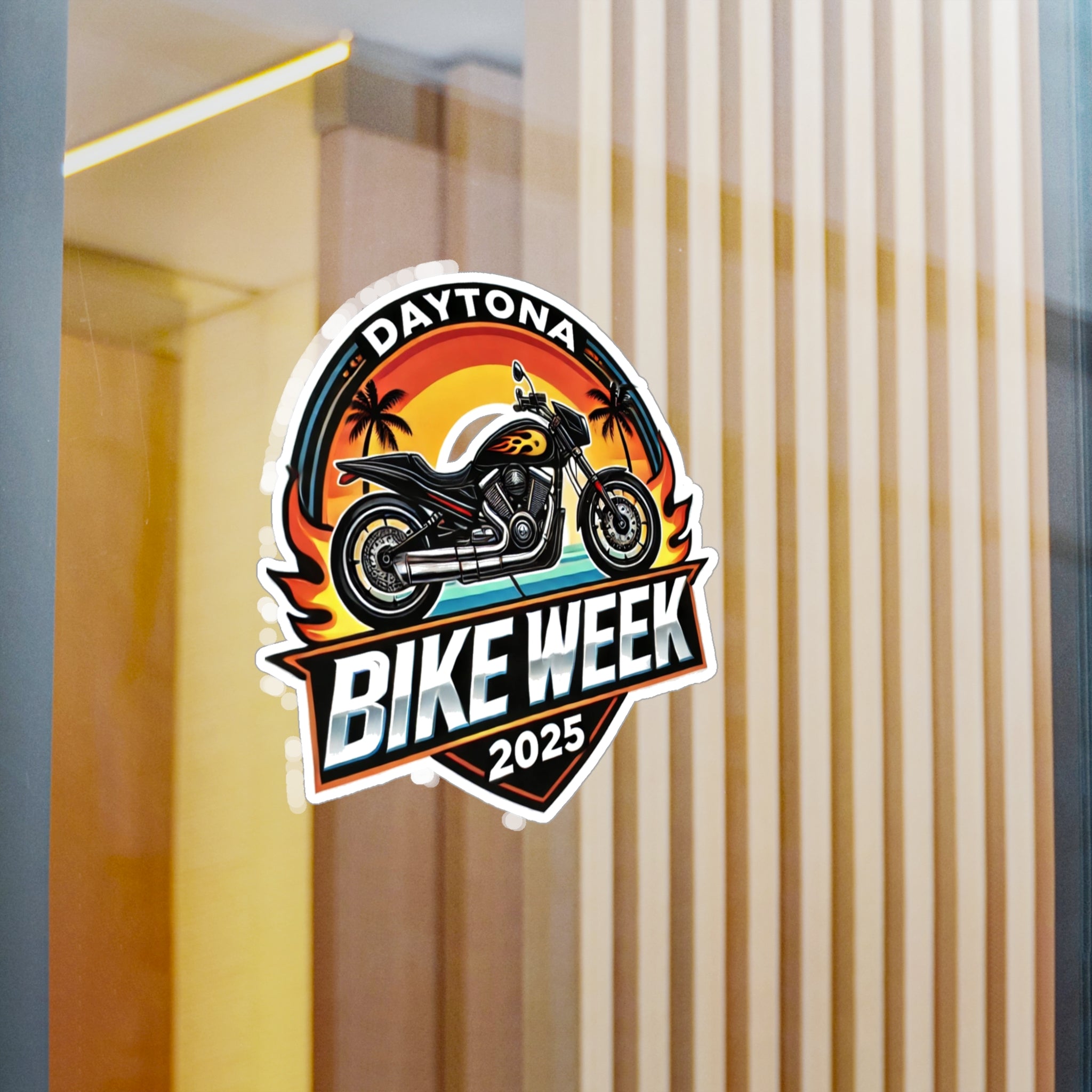 Daytona Bike Week 2025 Vintage Motorcycle Decal