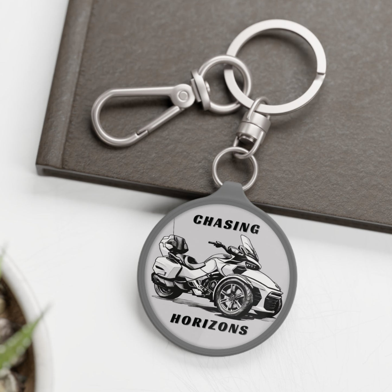 Personalized Acrylic Keychain For Men Bikers, Motorcycle Trike Lovers