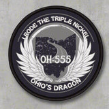 OH-555 Triple Nickel Printed Iron-On Patch