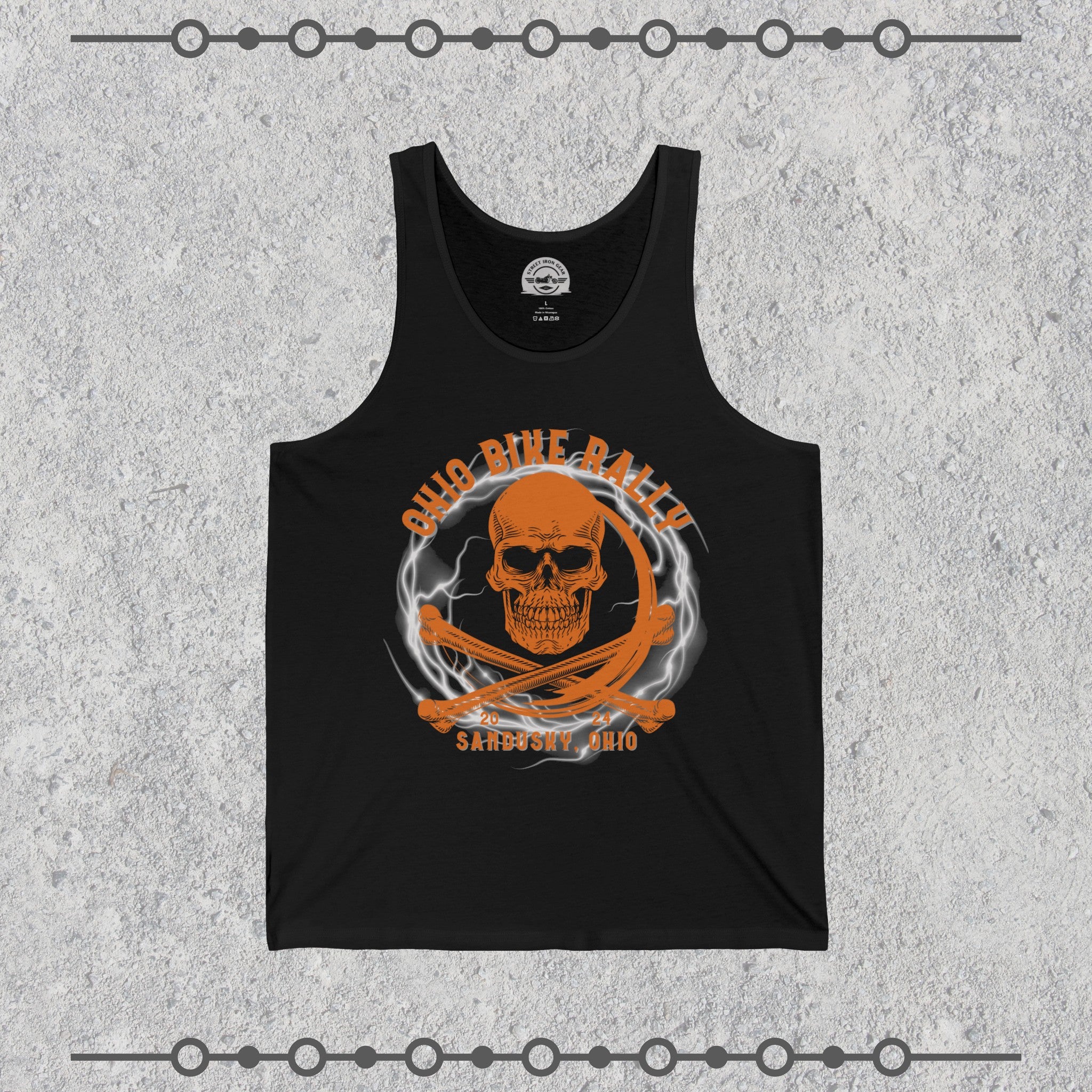 Ohio Bike Rally 2024 Skull Jersey Tank