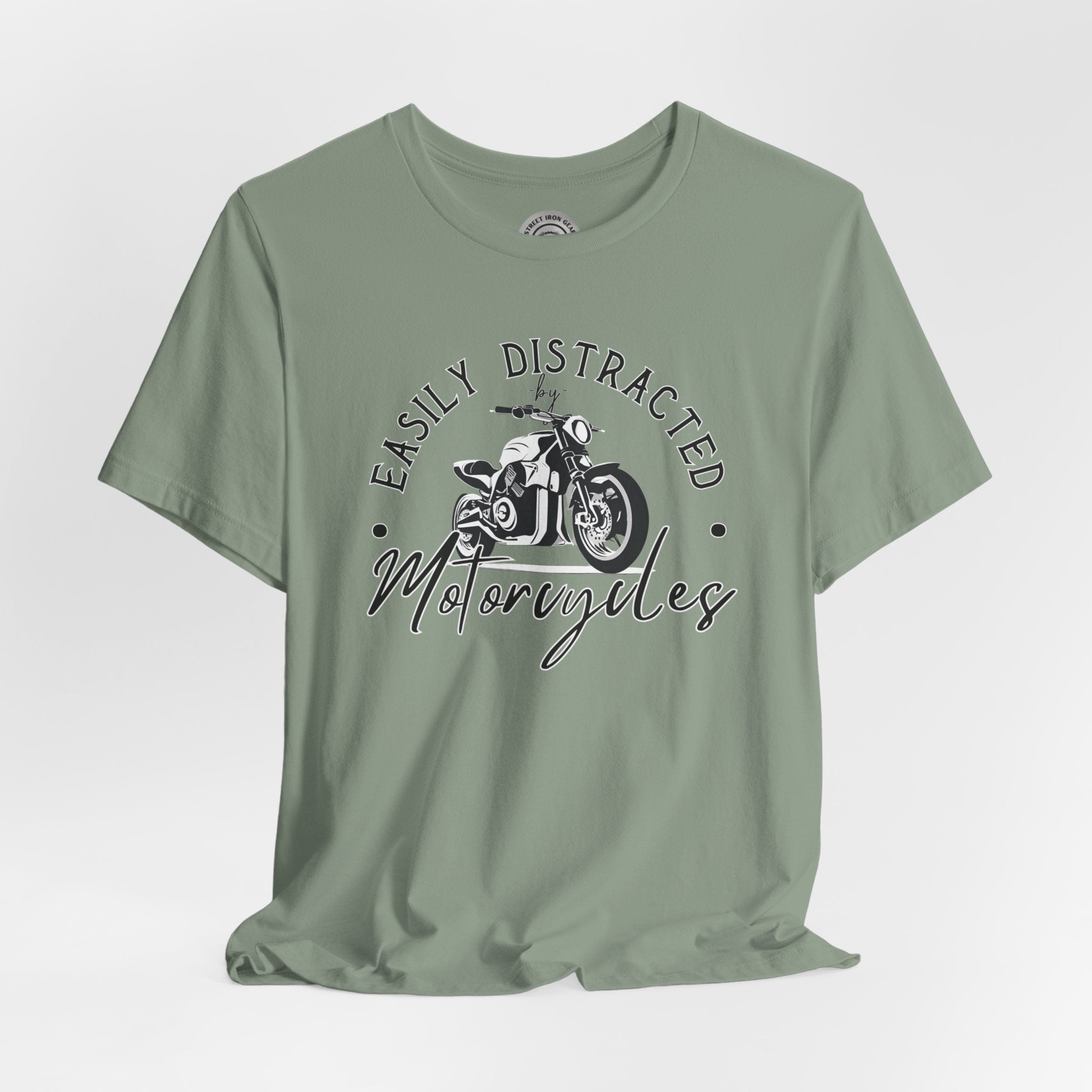 Funny Motorcycle Crew Neck TShirt