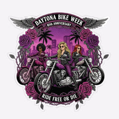 Ladies Daytona Bike Week 85th Anniversary Decal