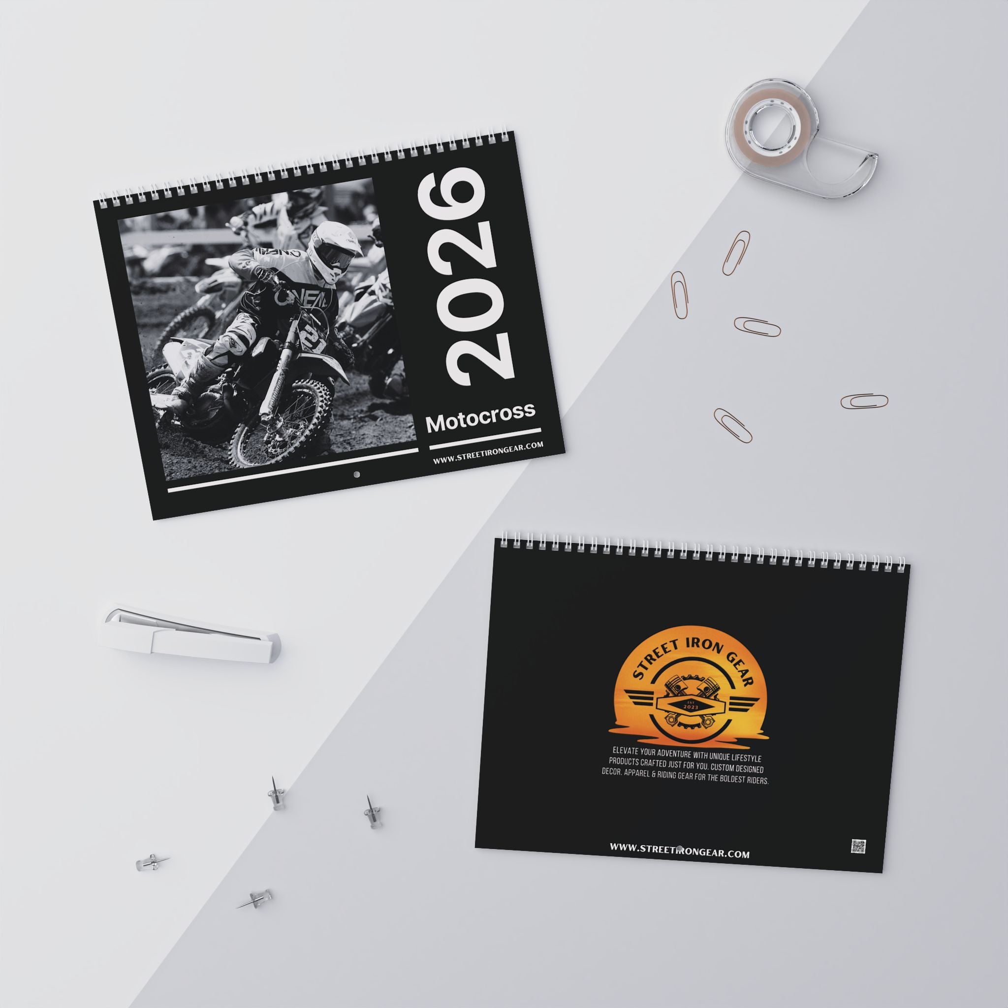 2026 Motocross Wall Calendar