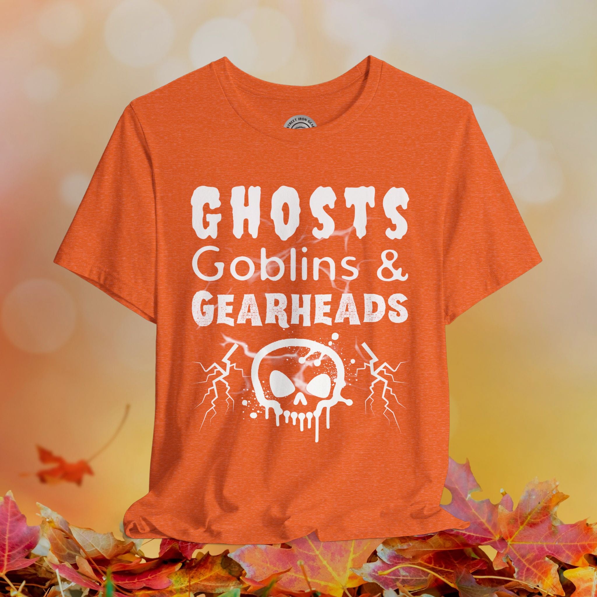 Halloween Gearhead Crew Neck TShirt