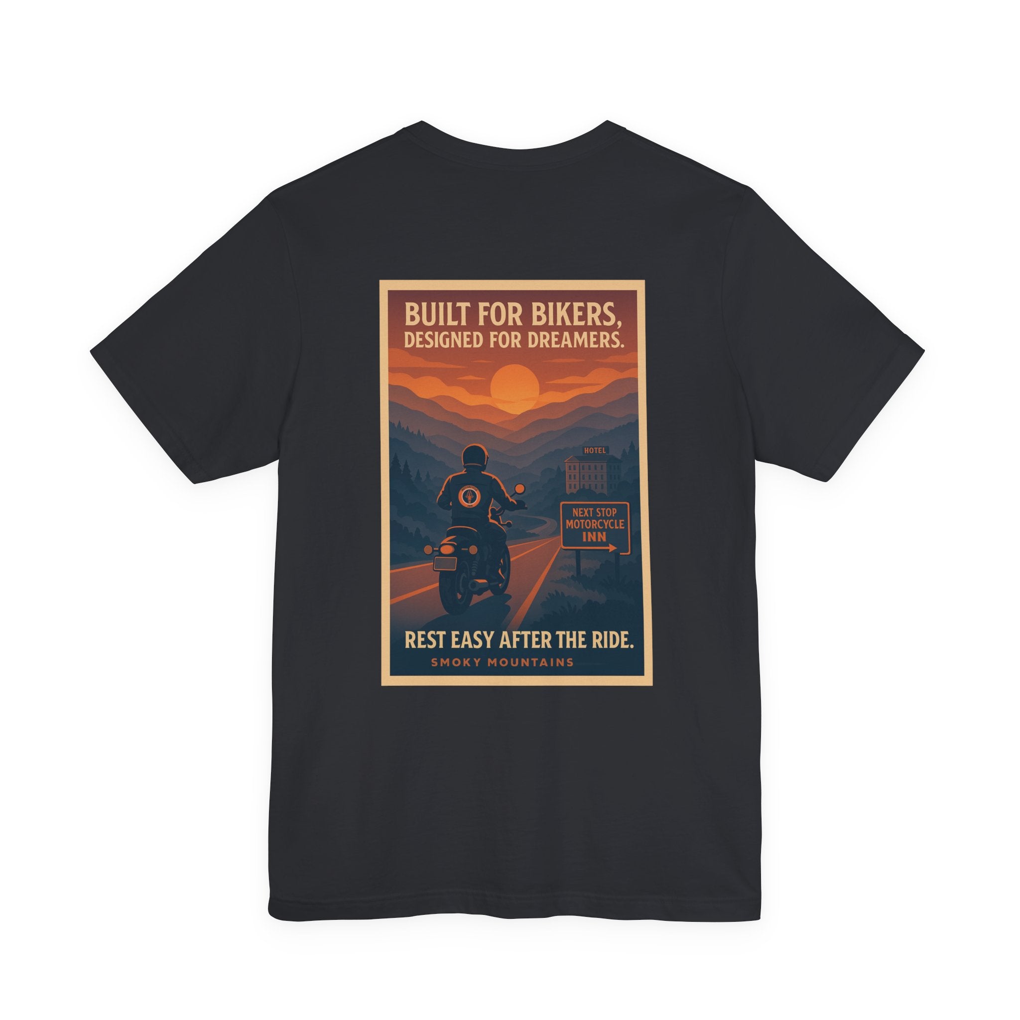 Motorcycle Inn T-Shirt Smoky Mountains Biker Apparel